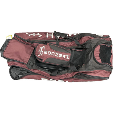 Used BoomBah CATCHERS Wheeled Bag Maroon 11855-S000190950