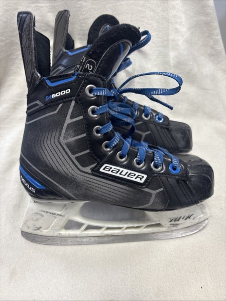 Junior Size 2 Bauer Nexus N6000 Ice Hockey Skates