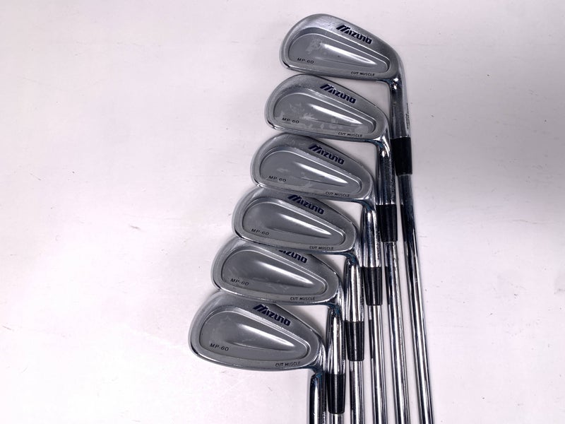Mizuno MP 60 Iron Set 4-PW Dynamic Gold S300 Stiff Steel Mens RH- No 5i
