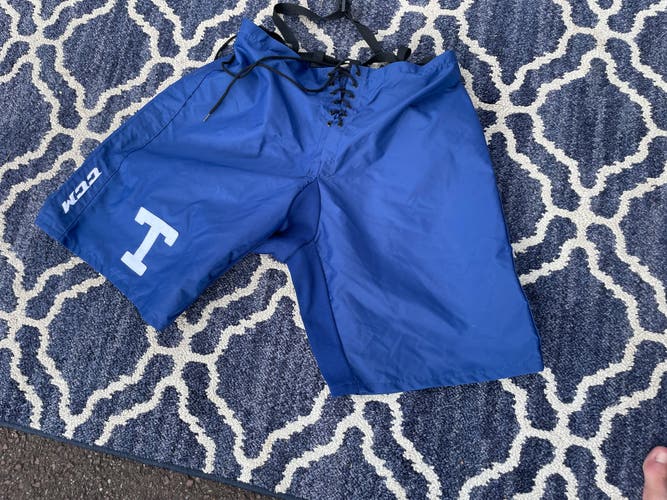 Blue Large CCM Pant Shell Pro Stock (Used) Maple Leafs