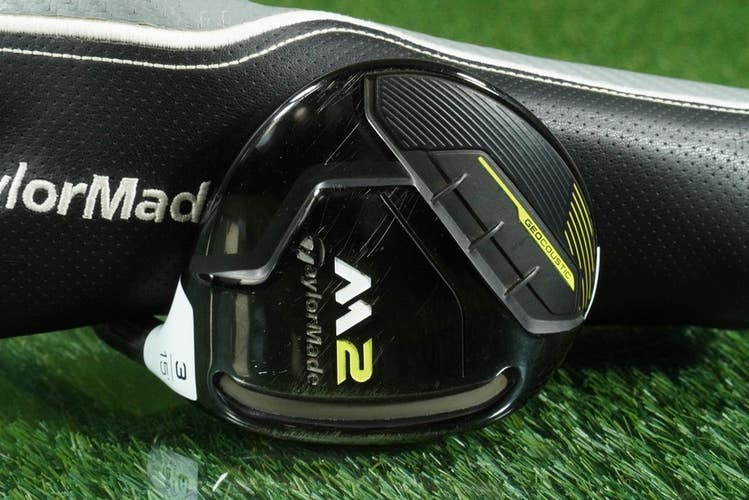 TAYLORMADE M2 3 WOOD 2017 FAIRWAY REAX GRAPHITE REGULAR FLEX RH 15 + HEADCOVER