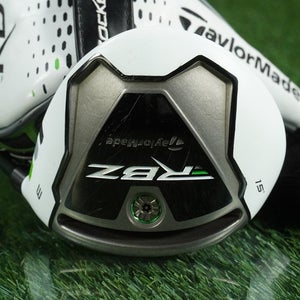 TAYLORMADE RBZ 3 WOOD FAIRWAY 3FW FUJIKURA EXS REGULAR RH 15 + HEADCOVER