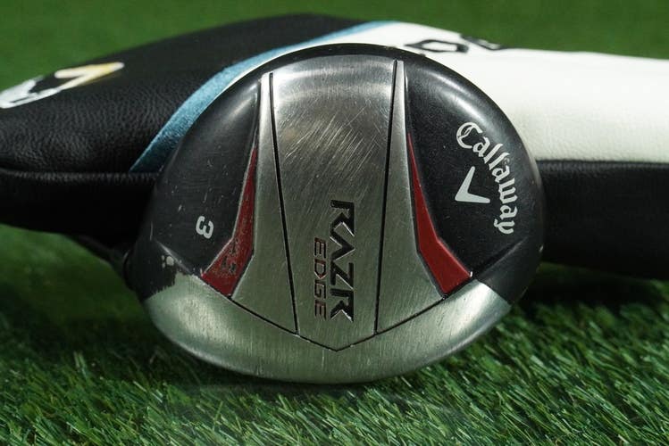 CALLAWAY RAZR EDGE 3 WOOD FAIRWAY 3FW GRAPHITE 65G STIFF FLEX RH 15 + HEADCOVER