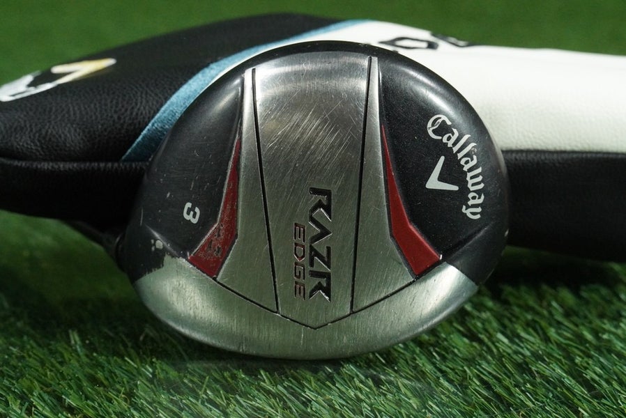 CALLAWAY RAZR EDGE 3 WOOD FAIRWAY 3FW GRAPHITE 65G STIFF FLEX RH 15 + HEADCOVER