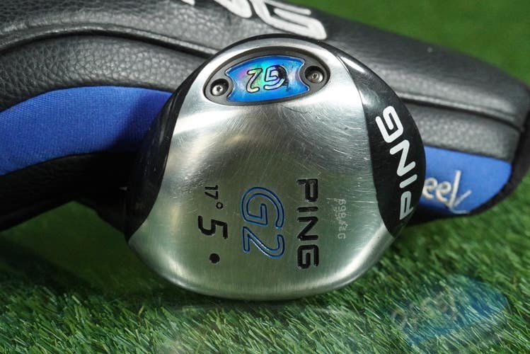 PING G2 5 WOOD FAIRWAY 5FW TFC 100 GRAPHITE STIFF RH 17 BLACK DOT + HEADCOVER