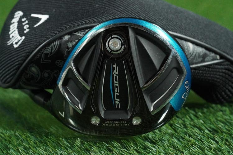 CALLAWAY ROGUE 7 WOOD FAIRWAY ALDILA QUARANTA WOMENS LADIES 21 RH + HEADCOVER