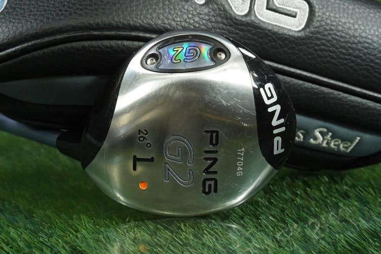 PING G2 L WOOD HL FAIRWAY TFC 100 WOMEN'S LADIES RH 26 ORANGE DOT + HEADCOVER
