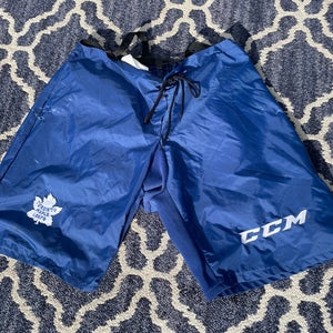 Blue Large CCM Pant Shell Pro Stock (Used) Maple Leafs
