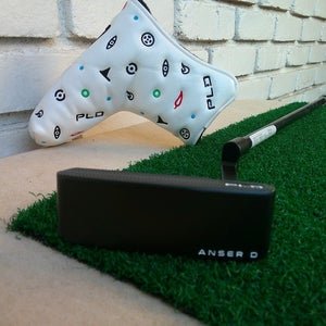 PING PLD Anser D Matte Black Putter - Slight Arc - 35.25"