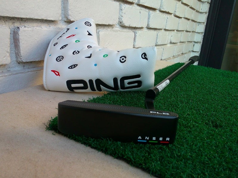 PING PLD Anser Matte Black Putter - Slight Arc - 35"