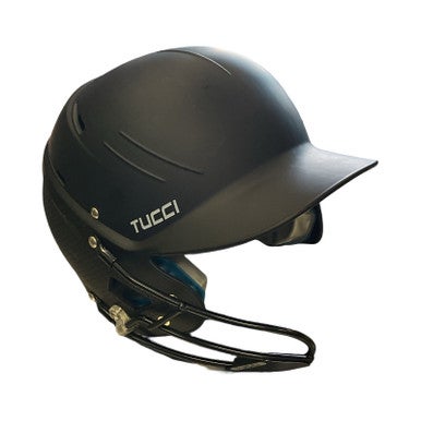 Used TUCCI Batting Helmet No Mask Black MD 11859-S000025464