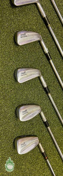 Used Right Handed Wilson Staff Tour Blade Irons 3-9 Stiff Flex