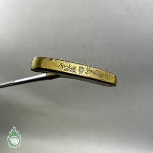 Used Right Handed Acushnet Bulls Eye Original 35" Steel Putter Golf Club