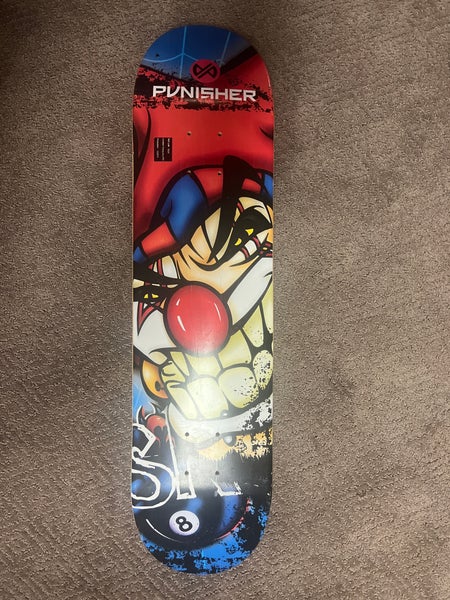 Punisher Skateboard : NO WHEELS