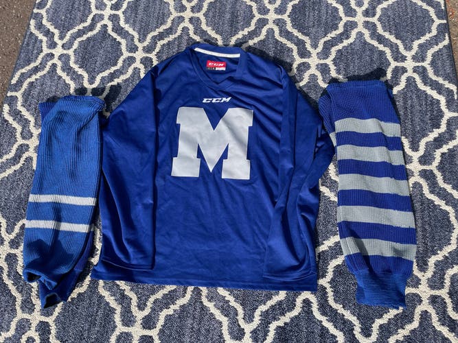 Blue Large Men's CCM 5000 Jersey (Used)