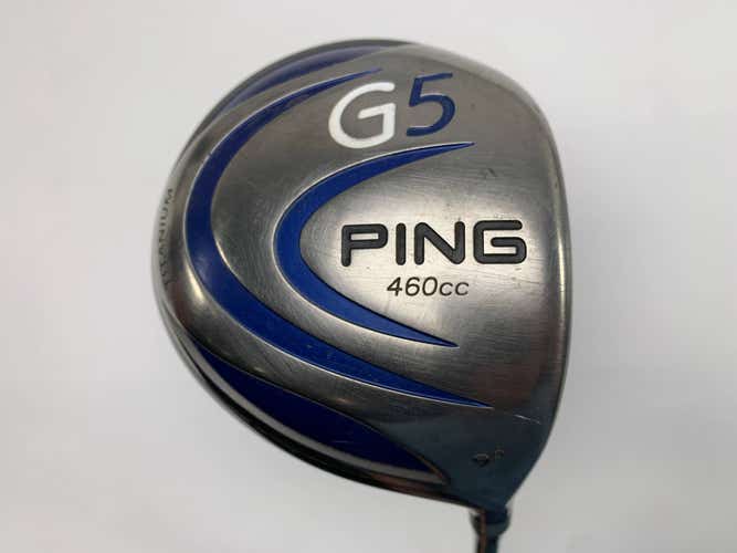 Ping G5 Driver 9* Aldila NV Green 65g Stiff Graphite Mens RH