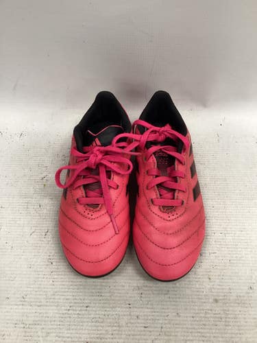 Used Adidas Soccer Cleats Pink And Black Junior 01.5 11851-S000037877
