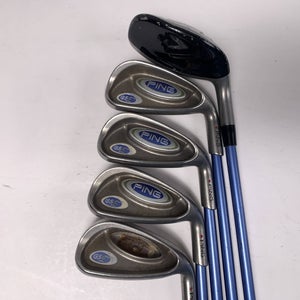 Ping G5 Ladies Iron Set 5H 6-9 Red Dot 1* Flat ULT50I Ladies Graphite Womens RH