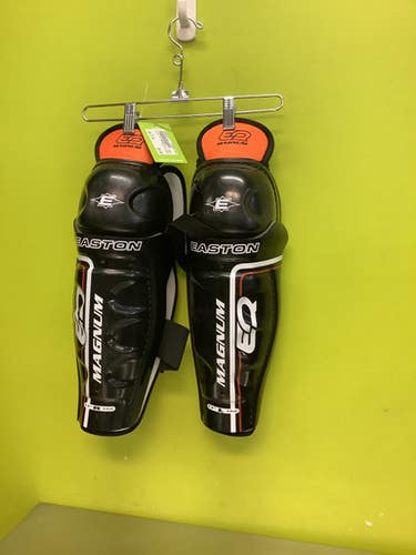 Used Easton EQ MAGNUM Junior Shin Guards Black 13" 11686-S000045774