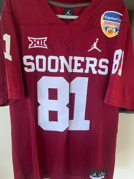 Red Oklahoma Sooners Mark Andrews Baltimore Ravens Jersey Large