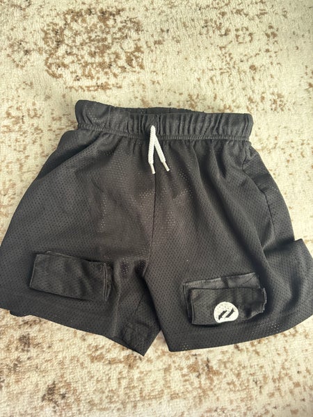 Black Small Hockey Boys Shorts (Used) by pure hockey