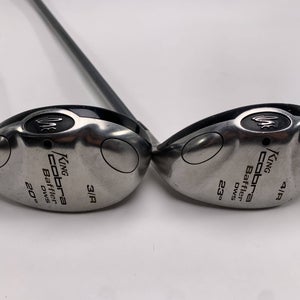Cobra Baffler DWS 2008 3 & 4 Hybrid Set 20* 23* NV HL Stiff Graphite Mens RH