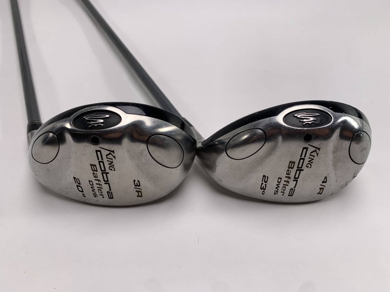 Cobra Baffler DWS 2008 3 & 4 Hybrid Set 20* 23* NV HL Stiff Graphite Mens RH