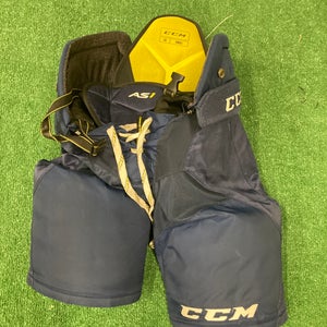 Blue Senior Small CCM Super Tacks AS1 Hockey Pants (Used)