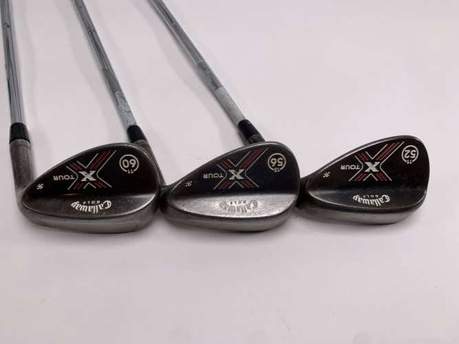 Callaway X Tour Wedge Set 52* 11 | 56* 13 | 60* 11 Wedge Steel Mens RH