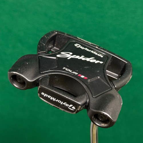TaylorMade Spider Tour Black 2020 35" Double-Bend Putter W/ Super Stroke