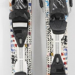 Axis Typhoon Twin Tip Kids Skis with Bindings - 105 cm Used