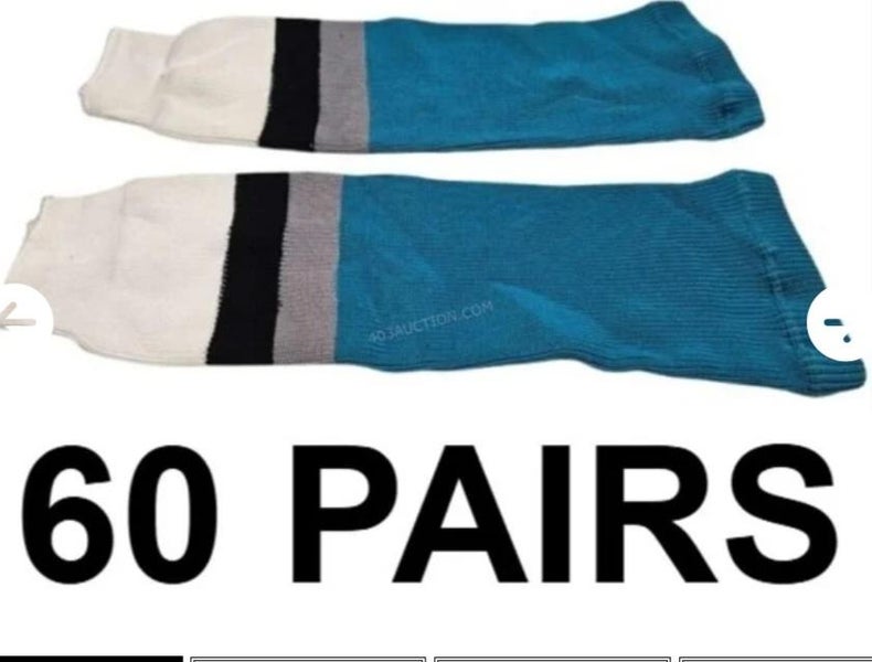 San Jose colours Athletic Knit Socks (New) Adult Small, Medium and Large available
