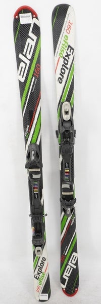 Elan Explore eRise Adult Skis with Bindings - 160 cm Used