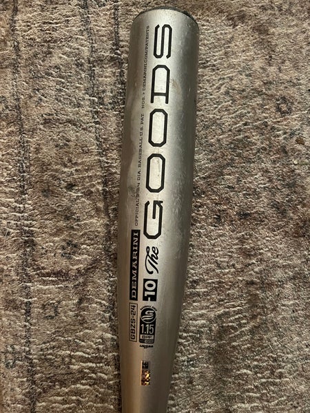 2024 DeMarini The Goods Hybrid USSSA Certified Bat (-10) 19 oz 29" (Used)