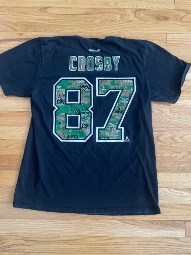 Sidney Crosby Camo Print Penguins Shirt