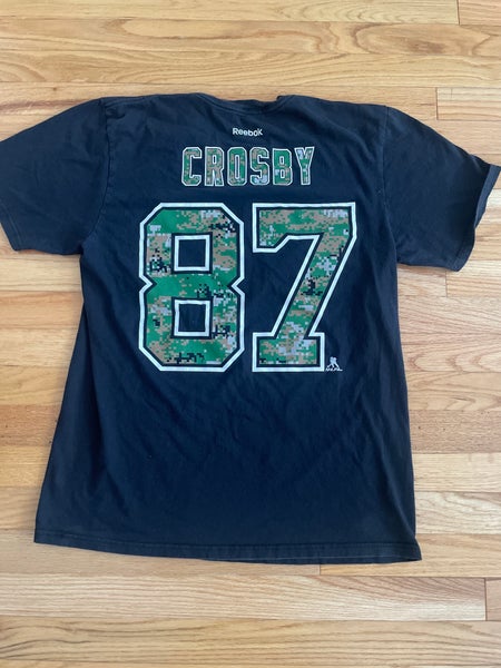 Sidney Crosby Camo Print Penguins Shirt