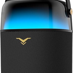 bluetooth Speakers, 50W(80W Peak) Portable Wireless Speaker with 360-degree LED