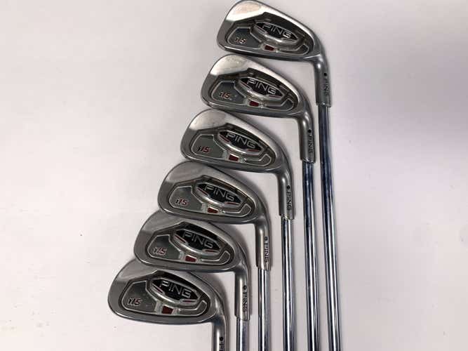 Ping i15 Iron Set 5-PW Black Dot AWT Regular Steel Mens RH