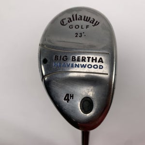 Callaway Big Bertha Heavenwood 4 Hybrid 23* Big Bertha Gems 55 Ladies RH