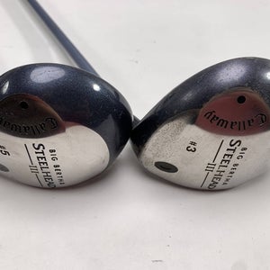 Callaway Steelhead III 3 & 5 Fairway Wood Set 15* 18* System III Ladies RH