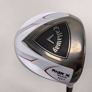 Callaway Razr X White Driver 10.5* Grafalloy Pro Launch Regular Graphite Mens RH