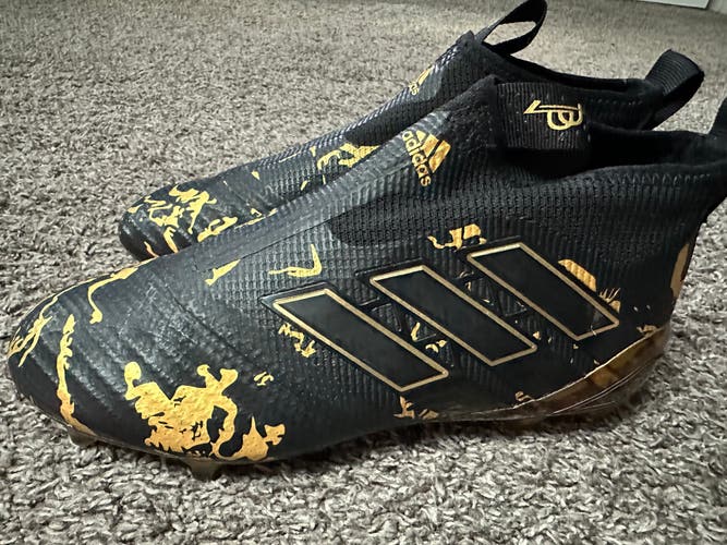 Gold Unisex Size M 7.0 (W 8.0) Adidas Molded Cleats Cleats (Used)