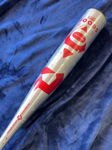 2022 DeMarini The Goods One Piece Alloy Bat USSSA Certified (-10) Alloy 20 oz 30" (Used)