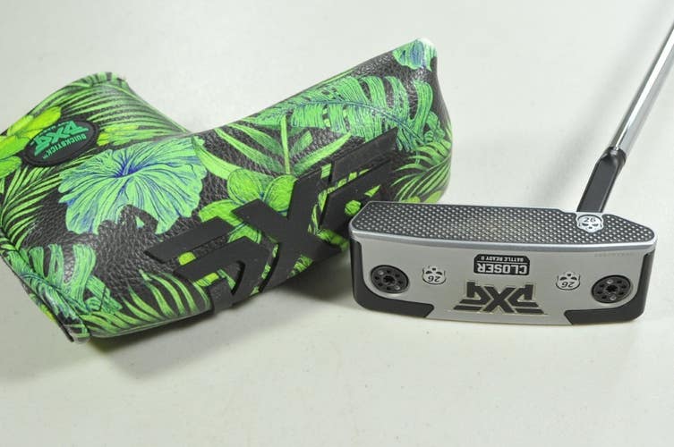 PXG Battle Ready II Closer 34" Putter Right Steel with Head Cover # 202753