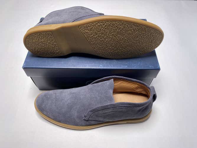 Peter Millar Crafted Slip On Chukka Shoes Avio Gray Men's SZ 12 (ME0XF07)