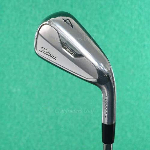 Titleist 2021 T200 Forged Single 4 Iron True Temper AMT S300 Steel Stiff