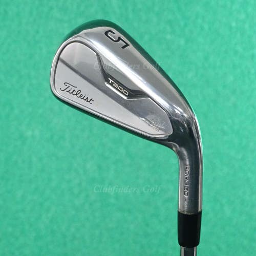 Titleist 2021 T200 Forged Single 5 Iron True Temper AMT S300 Steel Stiff *READ*