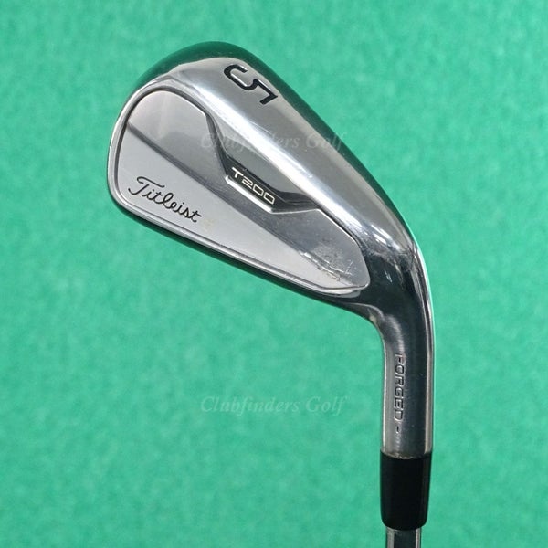 Titleist 2021 T200 Forged Single 5 Iron True Temper AMT S300 Steel Stiff *READ*