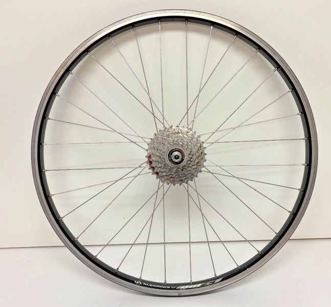 Alexrims DM24 7-Speed 32-Spoke Black Aluminum Disc Brake 26" Rear Wheel Fuji Hub