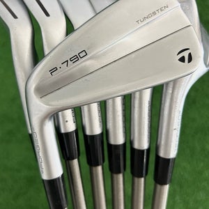 LH Taylormade P790 23 Forged Iron Set 5-A / SteelFiber i70 Regular Graphite